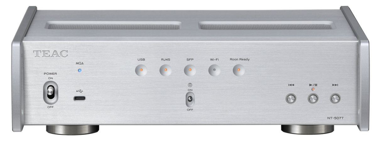 TEAC NT-507T Silver front view