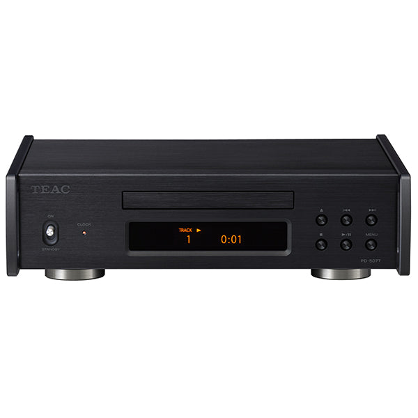 TEAC PD-507T Black front view