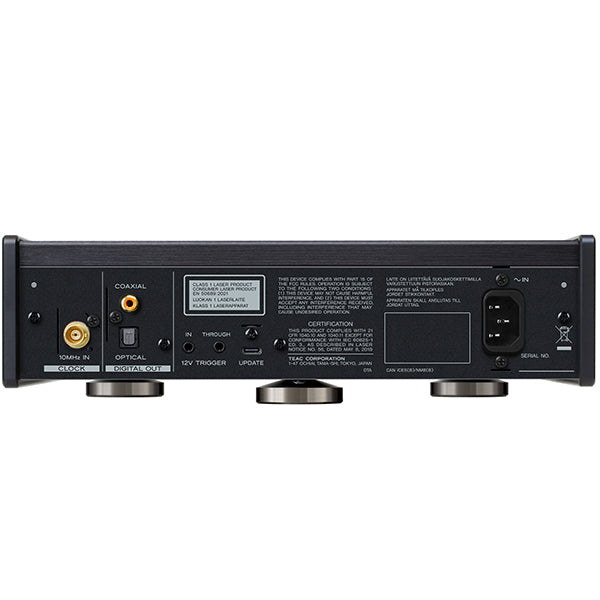 TEAC PD-507T Black rear view