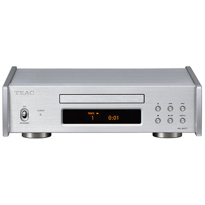 TEAC PD-507T Silver front view