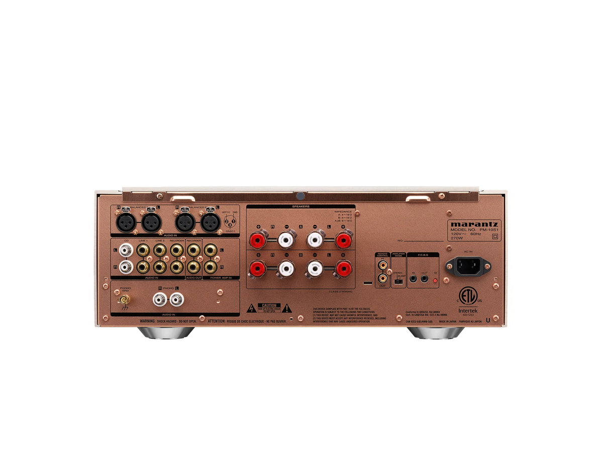 Marantz PM-10 — Black — PM10 - Black back view