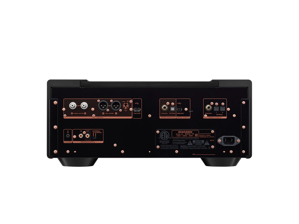 Marantz SACD 10 — Marantz Black — SACD 10 Black Back