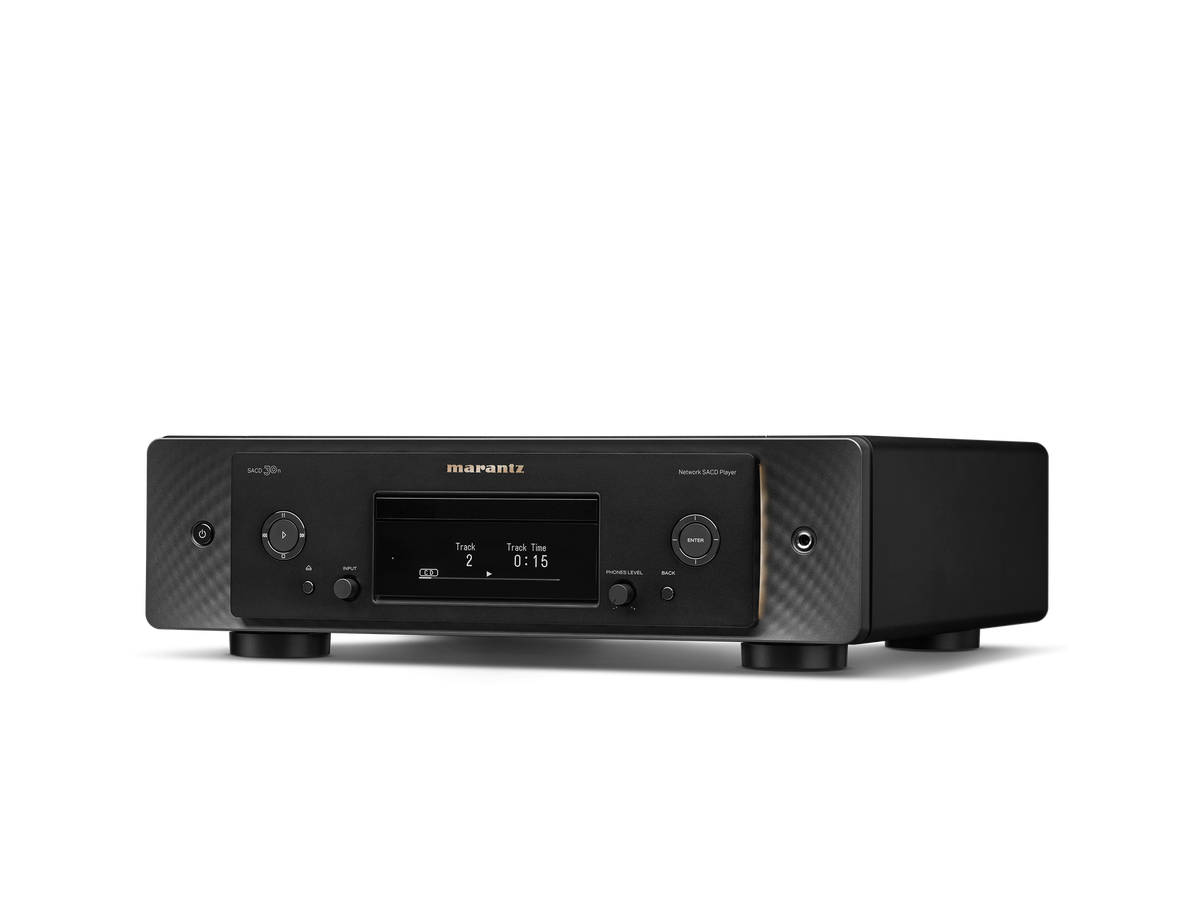 Marantz SACD 30n — Black — SACD 30n - Black facing left view 