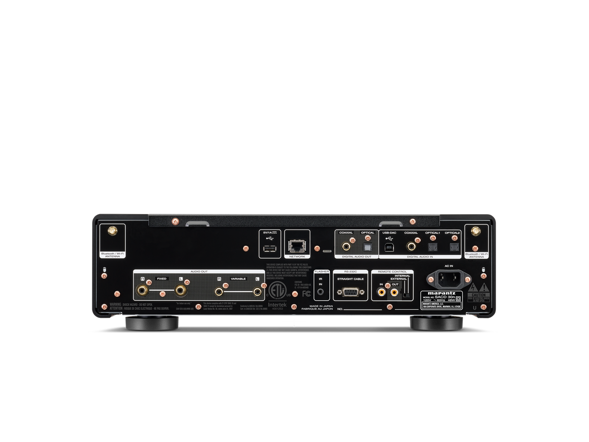 Marantz SACD 30n — Black — SACD 30n - Black back view 