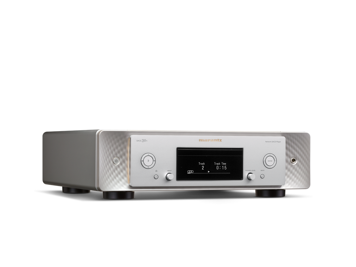 Marantz SACD 30n — Silver-Gold — SACD 30n - Silver gold facing right view 