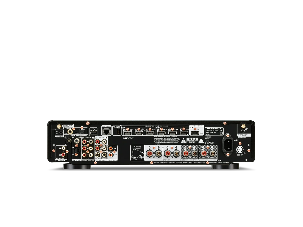 Marantz STEREO 70s — Black — STEREO 70s - Black back view