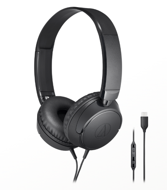 Audio-Technica ATH-S120C USB-C On-Ear Headphones
