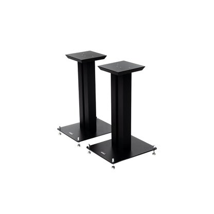Solidsteel UL-4 speaker stands in flat black
