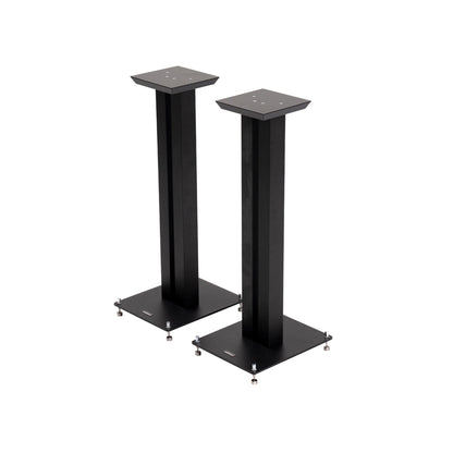 Solidsteel UL-6 speaker stands in flat black