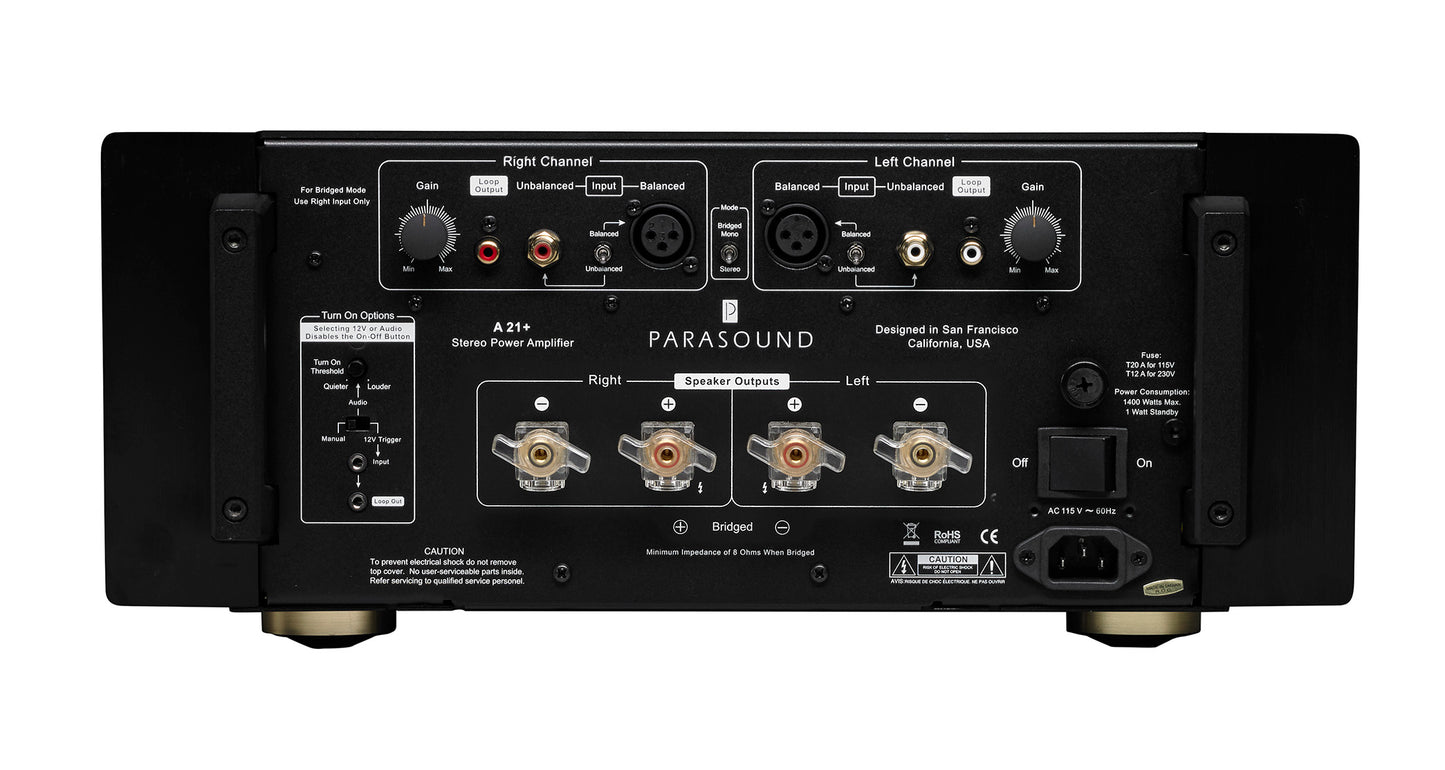 Parasound Halo Series A21+ Power Amplifier
