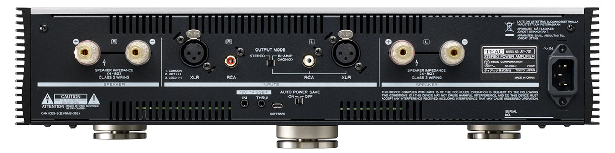 Teac AP-701 Stereo Power Amplifier