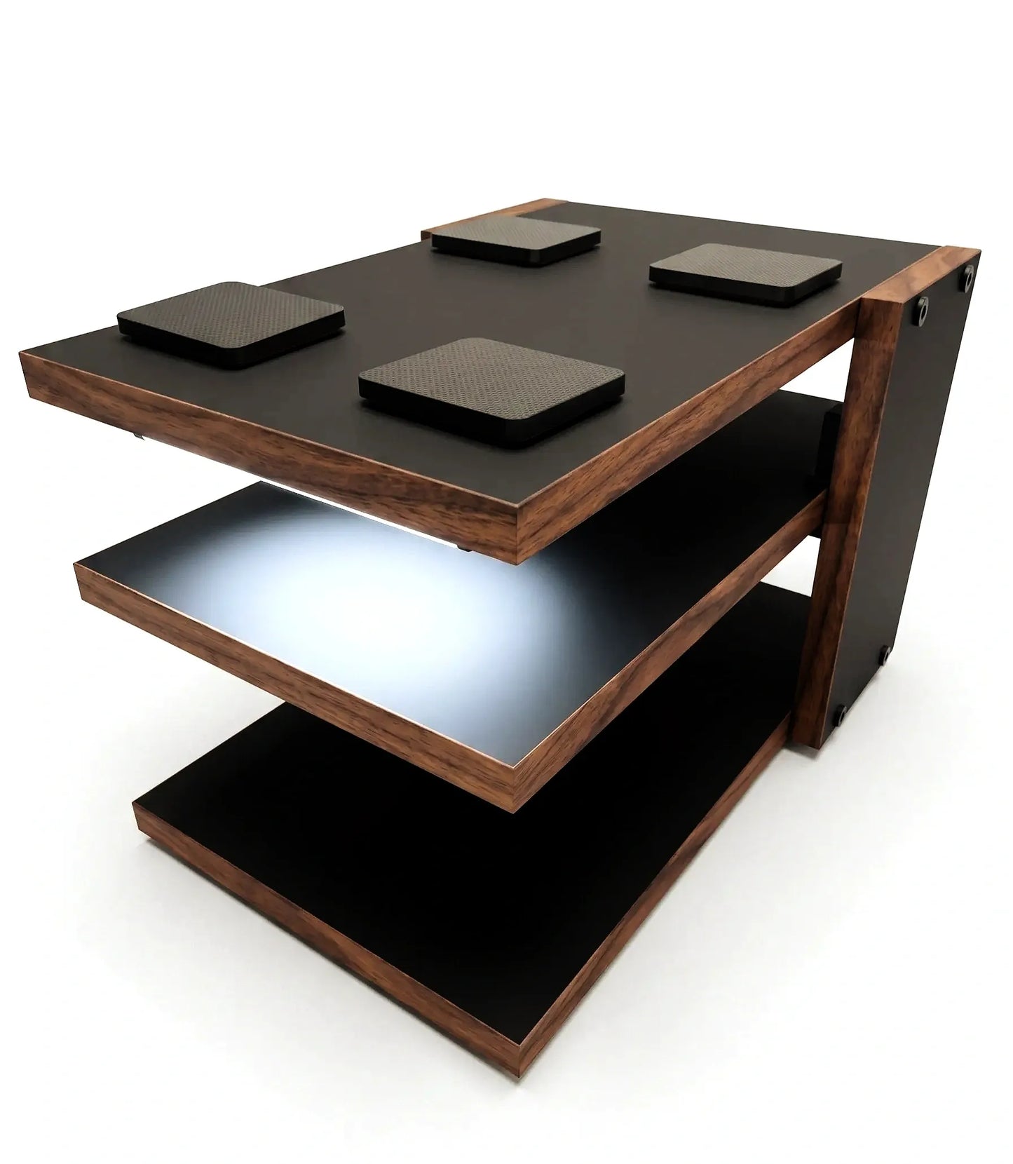 Guild Nines NanoRack Audio Rack With Lighted Shelf