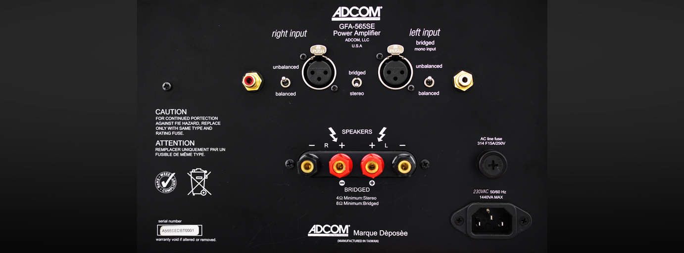Adcom GFA-565se Power Amplifier
