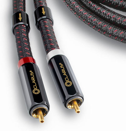 Clarus Cable Crimson MKII Single-Ended RCA Audio Cables