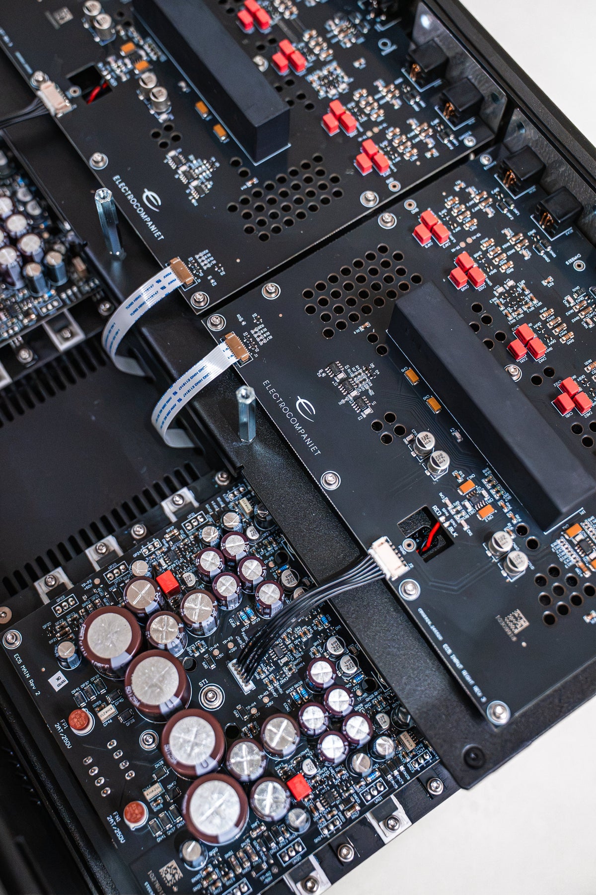 EC 5 dual mono circuit layout — © Electrocompaniet