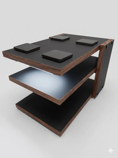 Guild Nines NanoRack Audio Rack With Lighted Shelf