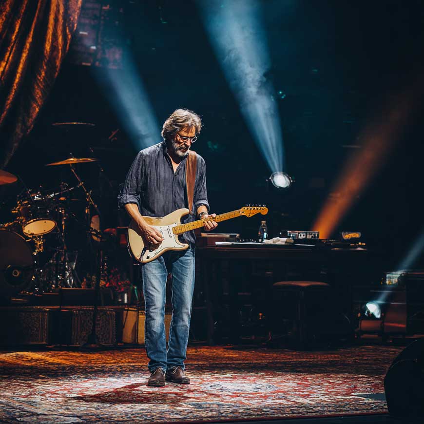 Eric Clapton play's 