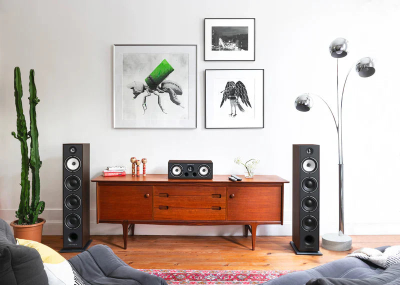 Triangle Borea floorstanding speakers in chic room