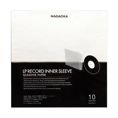 Nagaoka GRS-LP10 - Glassine paper LP record inner sleeve