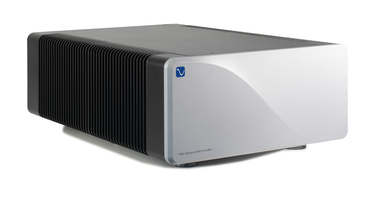 PS Audio PMG M800 silver monoblock, left side