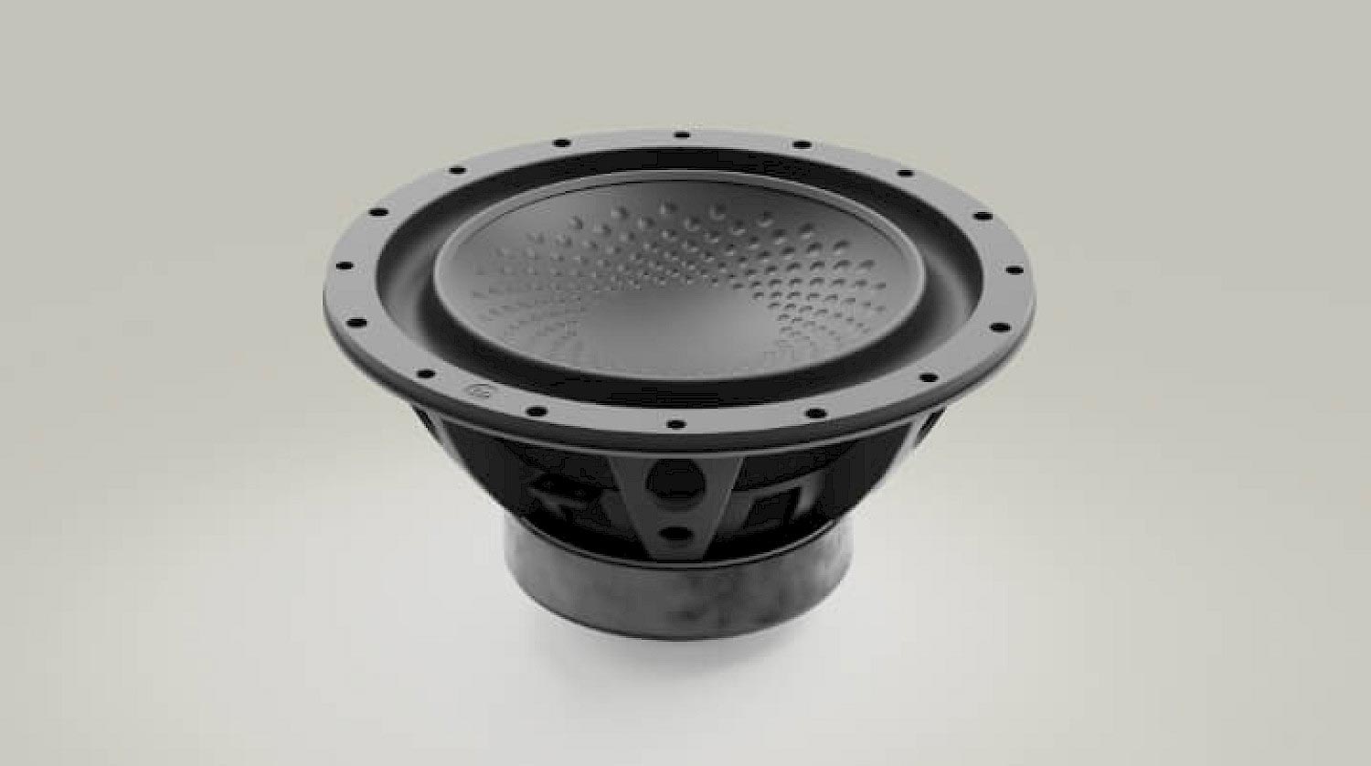 Monitor Audio C-Cam Spekaer on grey background