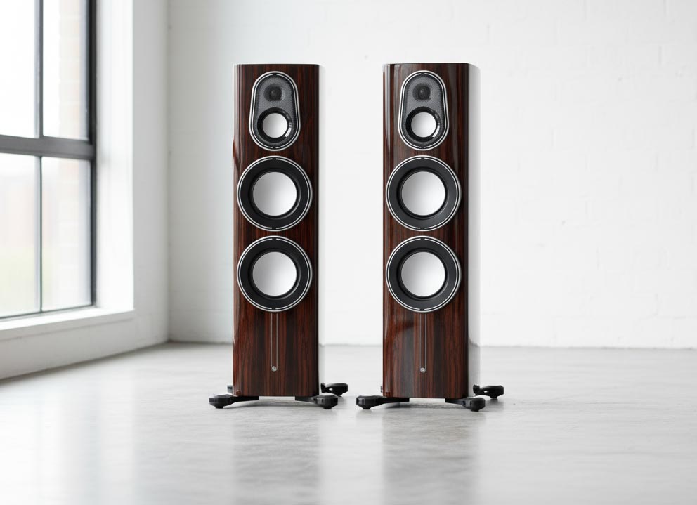 A pair of Platinum 300 3Gs sit in a plain white room