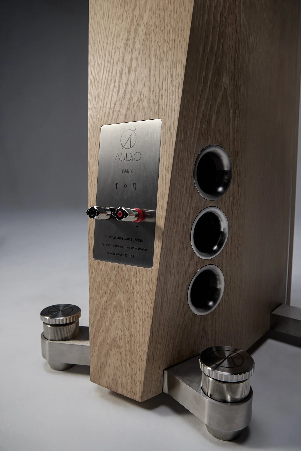 Rear view of Ø Audio Ymir loudspeaker