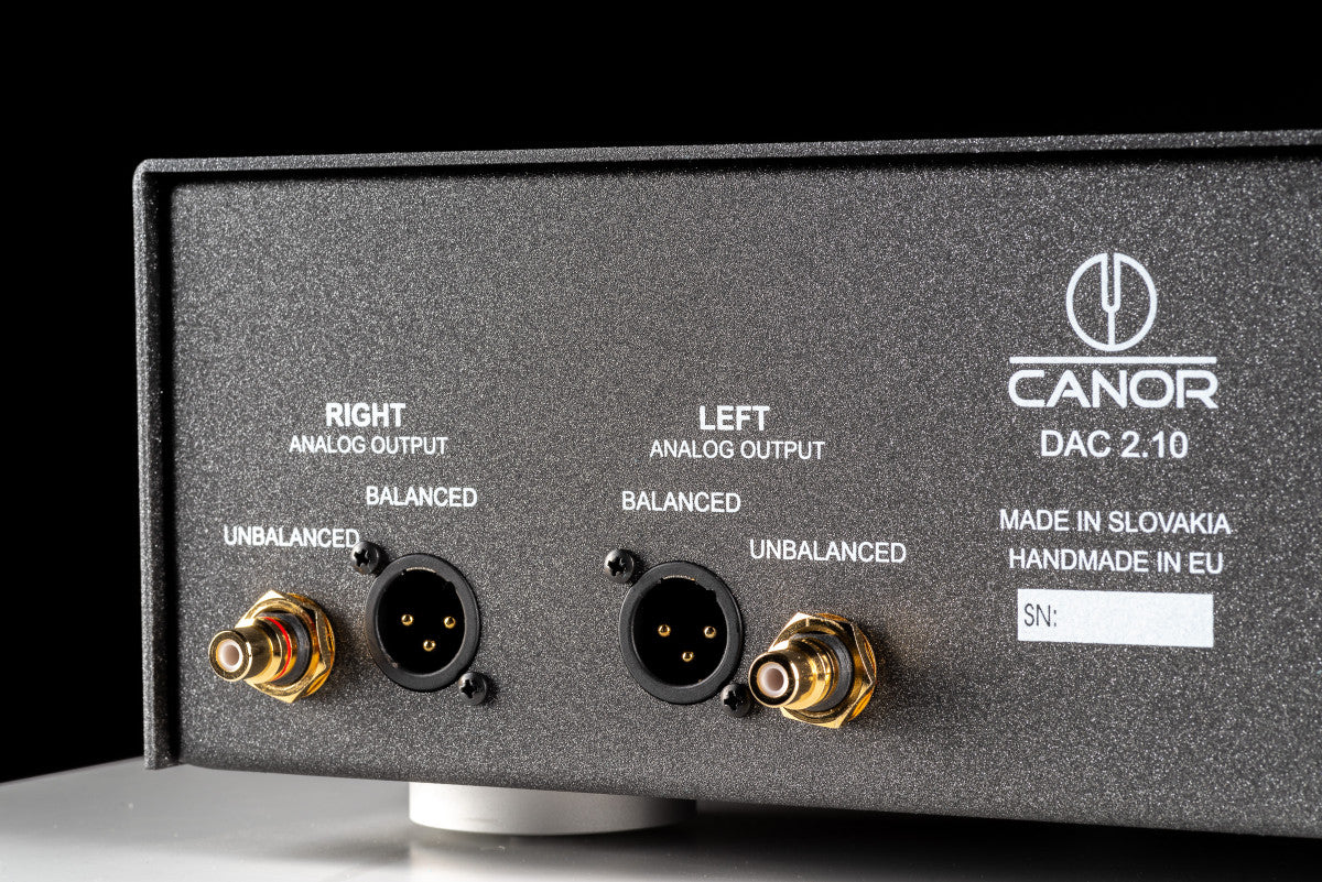 Canor DAC 2.10 - DAC with tube-based output