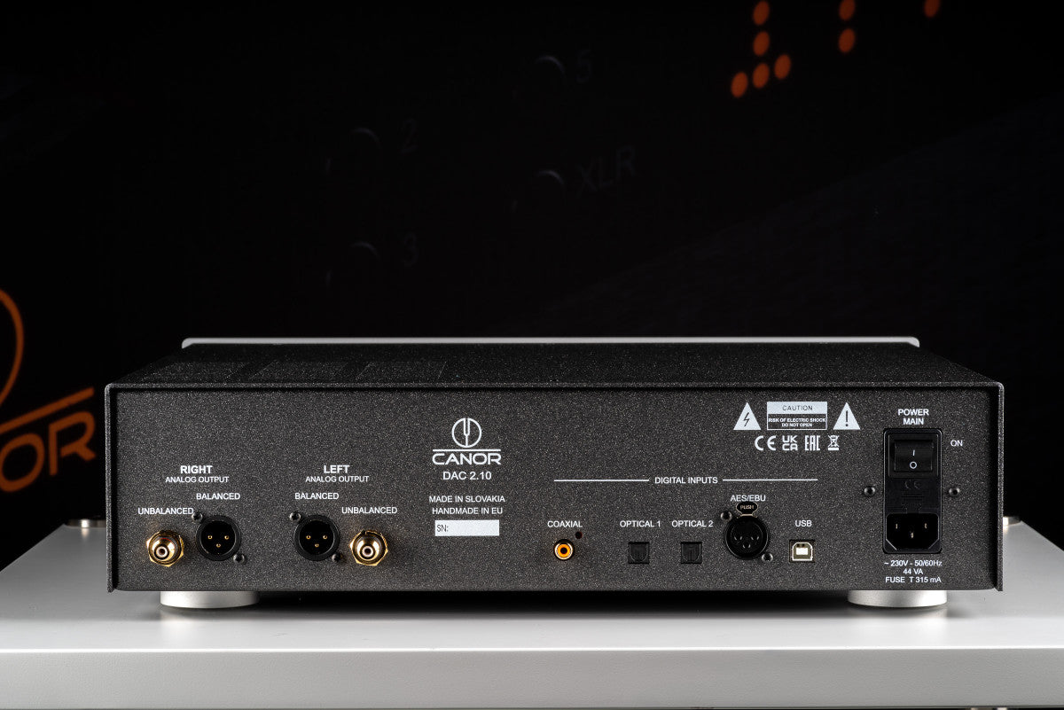Canor DAC 2.10 - DAC with tube-based output