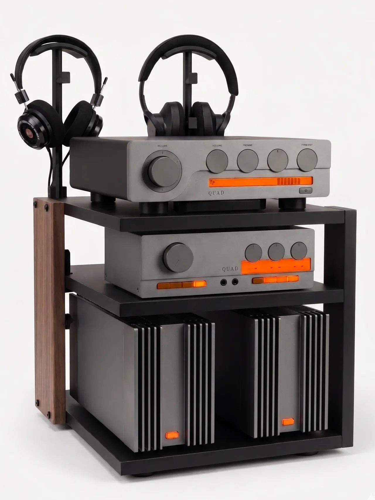 Guild Nines NanoRack Audio Rack With Lighted Shelf
