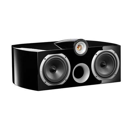 Triangle Signature Gamma Center Channel Speaker in Black Piano Lacquer Finish