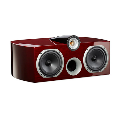 Triangle Signature Gamma Center Channel Speaker in Mahogany Piano Lacquer Finish
