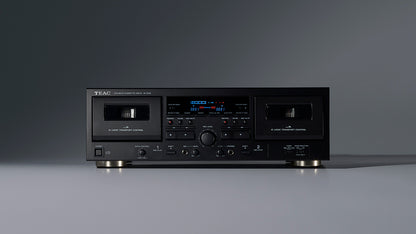 Teac W-1200 Double Cassette Deck - edit format