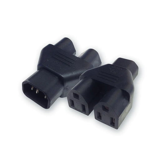 IEC Dual Socket Power Cord Adapter