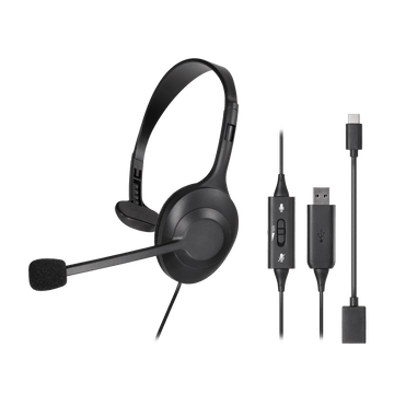 Diadema Audio-Technica ATH-101USB un oído USB Micrófono, Music Box