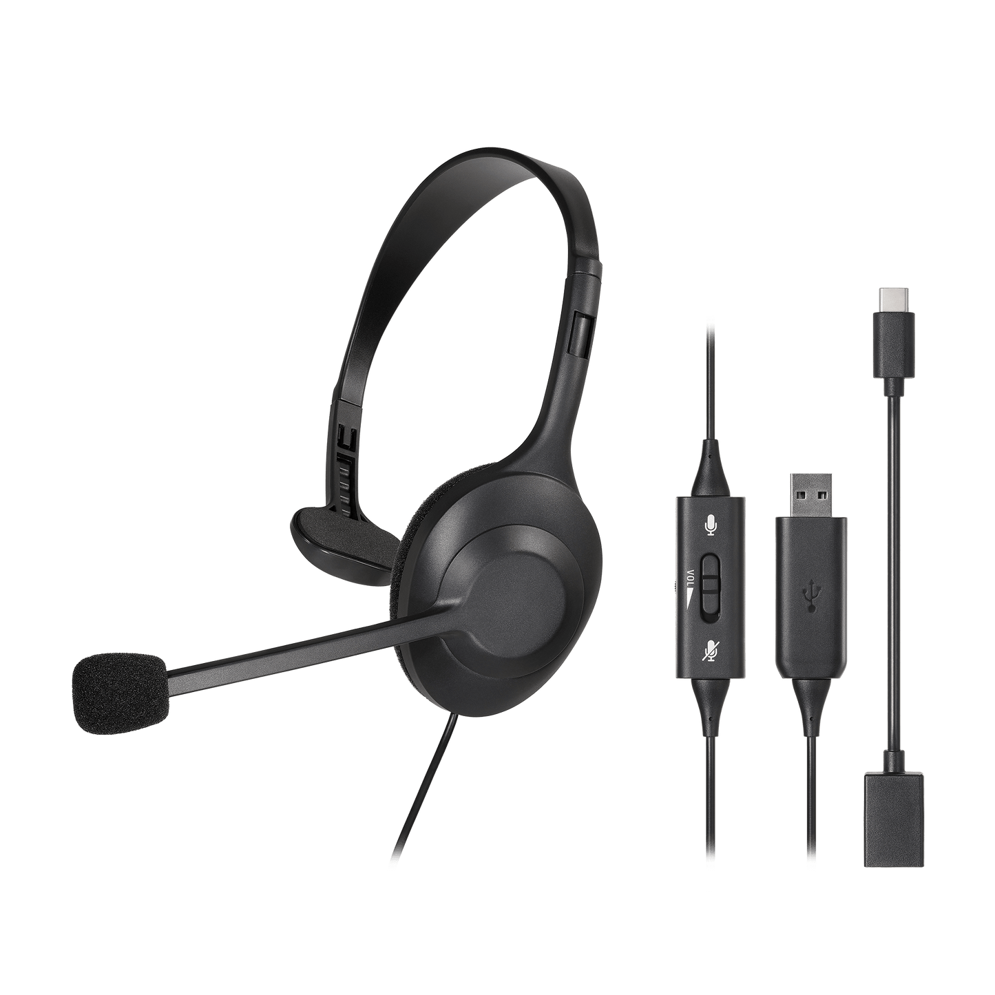 Audio-Technica ATH-101USB Single-Sided Usb Comm Headset