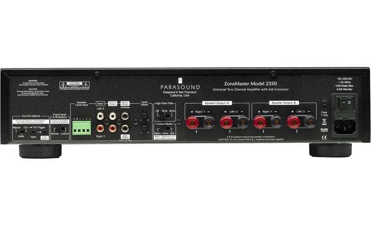 Parasound ZoneMaster 2350 Stereo Power Amplifier