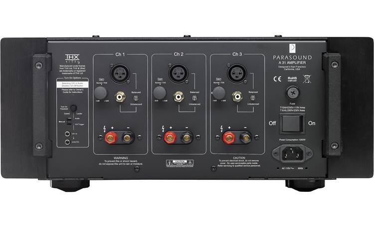 アンプ Sound Fukuoka STEREO MONITOR AMPLIFIER Parasound A-31 3 Channel Power Amplifier | House Of Stereo