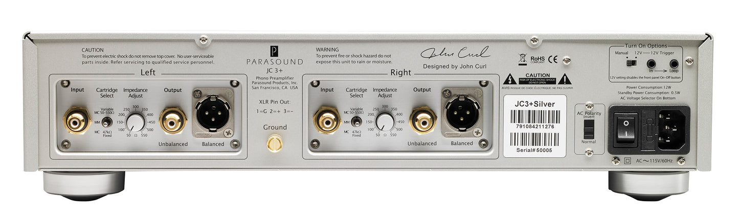 Parasound JC 3+ Reference Phono Preamplifier